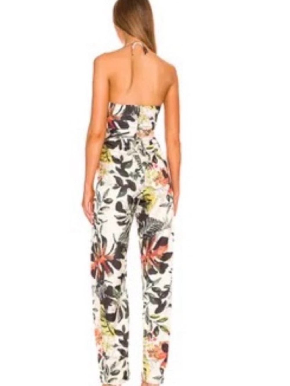 Sold Out Anthropologie Katie May Never Cross Tropical Jumpsuit Halter Size Small - Picture 8 of 15